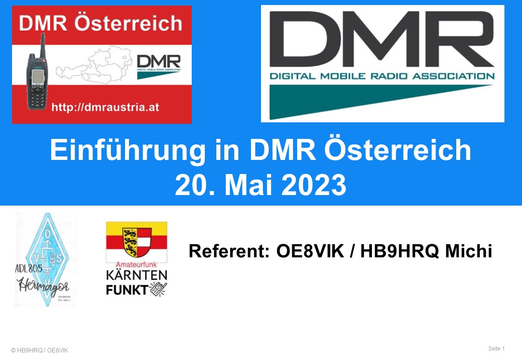 Video des Referates vom 20. Mai 2023 in Villach “Einführung in DMR” Teil 2 von 2 ist online post thumbnail image